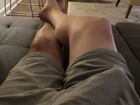 45 straight, relaxing at home